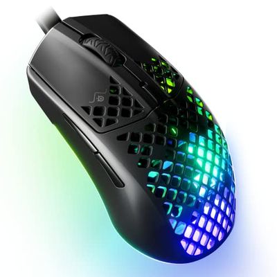 SteelSeries Aerox 3 - Super Light Gaming Mouse - 8,500 CPI TrueMove Core Optical Sensor - Ultra-Lightweight 59g Water Resistant Design - Universal USB-C connectivity - Onyx $52.2 (Reg $79.99)
