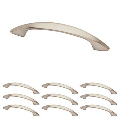 Franklin Brass P12447K-SN-B 3-Inch (76mm), Modern Curve Kitchen Cabinet Drawer Handle Pull, Satin Nickel, 10-Pack $17.3 (Reg $23.99)