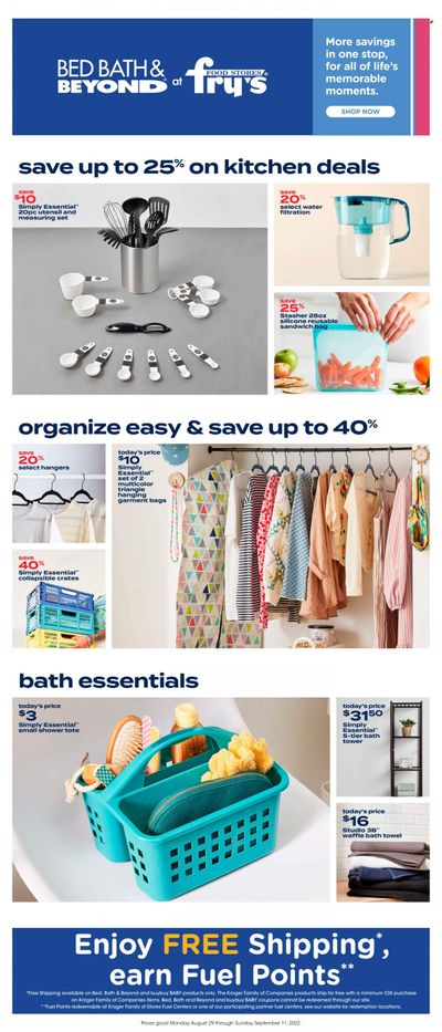 Fry’s (AZ) Weekly Ad Flyer Specials August 29 to September 11, 2022