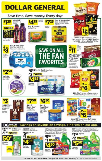 Dollar General Weekly Ad Flyer Specials August 28 to September 3, 2022