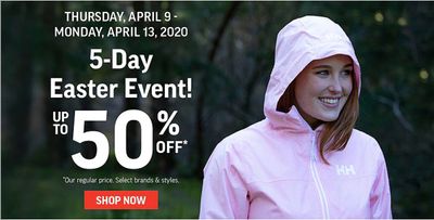 Sport Chek Canada Easter Event Sale: Save up to 50% off!