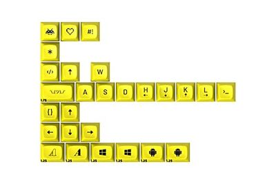 DROP + MiTo MT3 Cyber Custom Keycap Set, ABS Hi-Profile Keycaps, Doubleshot Legends, Cherry MX Compatible Extras for Mechanical Keyboards (Novelty) $43.1 (Reg $68.90)