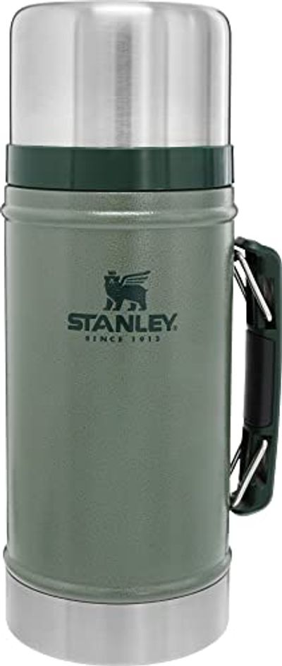 Stanley 10-07937-001 The Legendary Classic Food Jar Hammertone Green 1.0QT / .94L $39.7 (Reg $61.18)