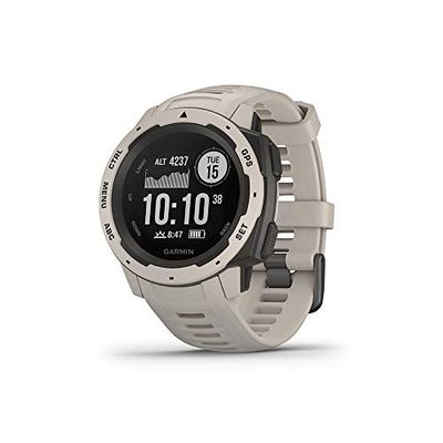 Garmin 010-02064-01 Instinct, Rugged Outdoor Watch with GPS, Features Glonass and Galileo, Heart Rate Monitoring and 3-Axis Compass, Tundra $271.98 (Reg $299.99)