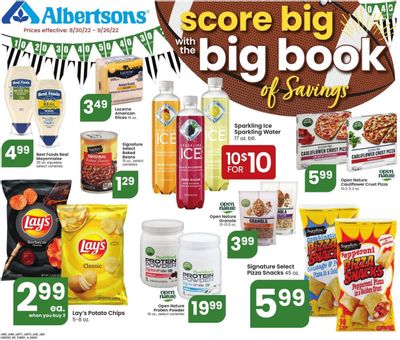 Albertsons (CA, ID, LA, MT, OR, TX, WA) Weekly Ad Flyer Specials August 30 to September 26, 2022