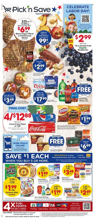 Pick ‘n Save (WI) Weekly Ad Flyer Specials August 31 to September 6, 2022