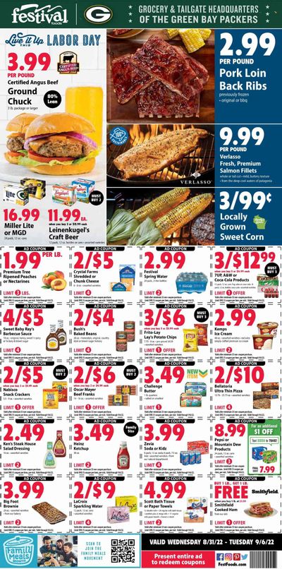 Festival Foods (WI) Weekly Ad Flyer Specials August 31 to September 6, 2022