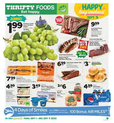 Thrifty Foods Flyer September 1 to 7