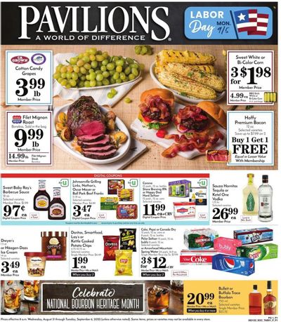 Pavilions (CA) Weekly Ad Flyer Specials August 31 to September 6, 2022