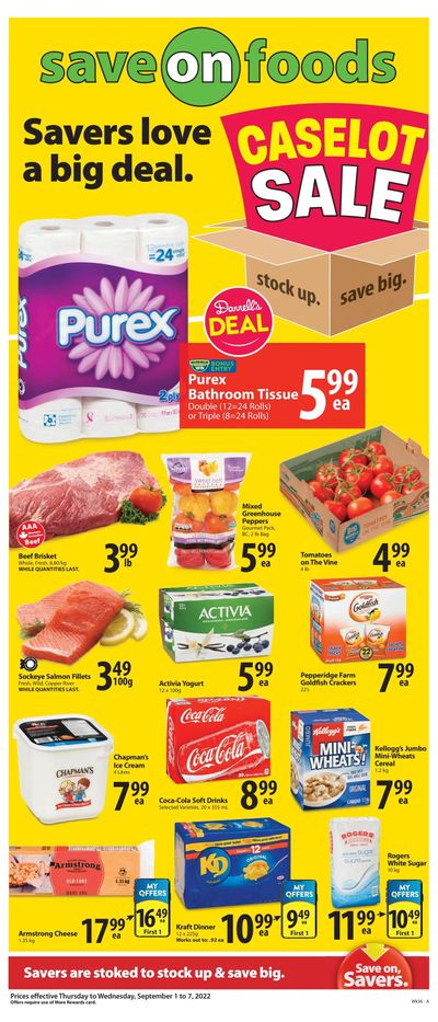 Save on Foods (BC) Flyer September 1 to 7