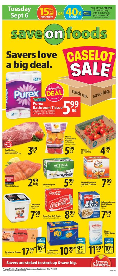 Save on Foods (AB) Flyer September 1 to 7