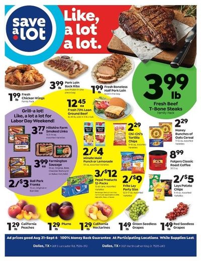 Save a Lot Weekly Ad Flyer Specials August 31 to September 6, 2022
