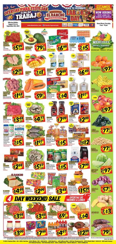 El Rancho (TX) Weekly Ad Flyer Specials August 31 to September 6, 2022