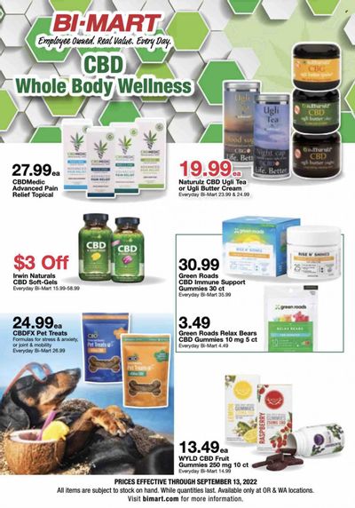 Bi-Mart (ID, OR, WA) Weekly Ad Flyer Specials August 31 to September 13, 2022