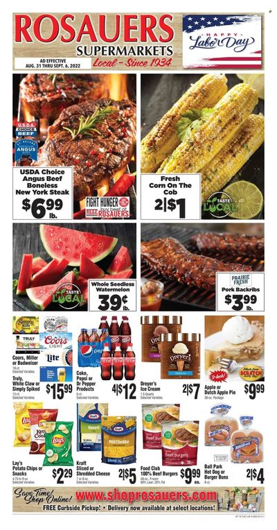 Rosauers (ID, MT, OR, WA) Weekly Ad Flyer Specials August 31 to September 6, 2022