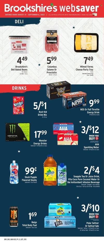 Brookshires (AR, LA, TX) Weekly Ad Flyer Specials August 31 to September 6, 2022