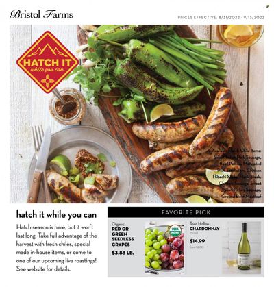 Bristol Farms (CA) Weekly Ad Flyer Specials August 31 to September 13, 2022