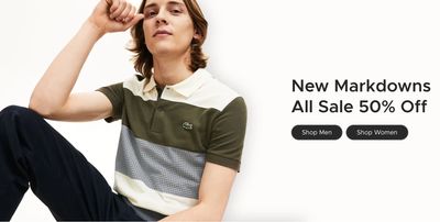 Lacoste Canada Sale: Save up to 50% Off Polos & Sale Items + FREE Shipping!