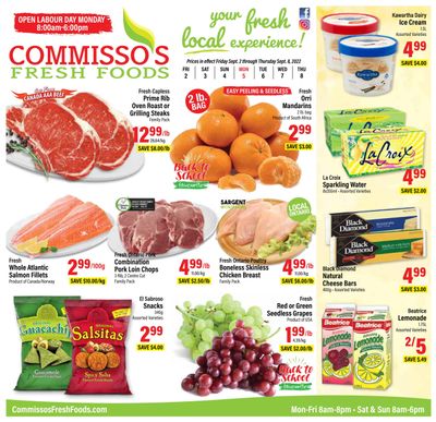 Commisso's Fresh Foods Flyer September 2 to 8