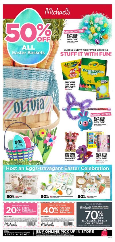 Michaels Weekly Ad & Flyer April 5 to 11
