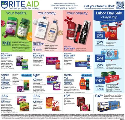 RITE AID Weekly Ad Flyer Specials September 4 to September 10, 2022