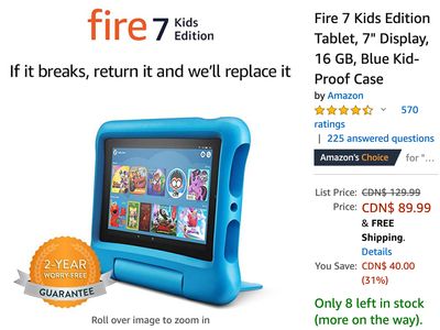 Amazon Canada Deals: Save 31% on Fire 7 Kids Edition Tablet, 7″ Display + 24% on Graco Benton 4-in-1 Convertible Crib