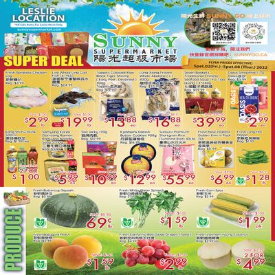 Sunny Supermarket (Leslie) Flyer September 2 to 8