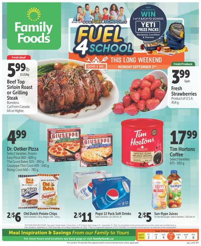 Family Foods Flyer September 2 to 8