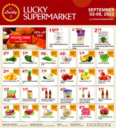 Lucky Supermarket (Calgary) Flyer September 2 to 8
