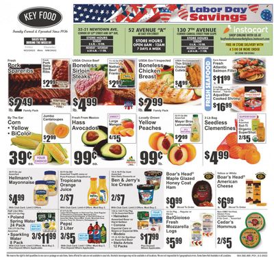 Key Food (NY) Weekly Ad Flyer Specials September 2 to September 8, 2022