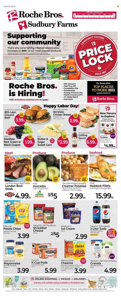 Roche Bros. (MA) Weekly Ad Flyer Specials September 2 to September 8, 2022