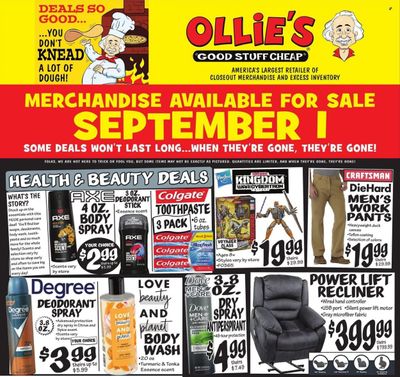 Ollie's Bargain Outlet Weekly Ad Flyer Specials September 1 to September 7, 2022