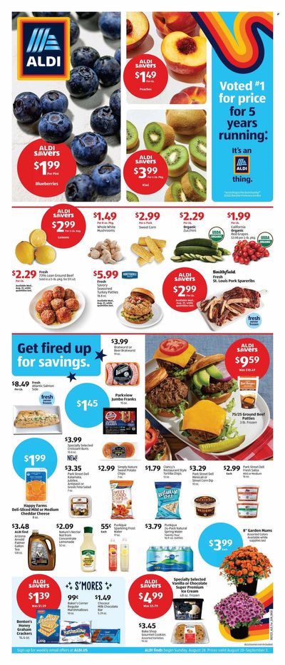 ALDI (MI, MN, NJ, NY, PA, VT) Weekly Ad Flyer Specials August 28 to September 3, 2022