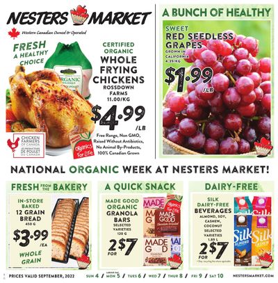 Nesters Market Flyer September 4 to 10