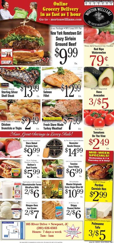 Morton Williams (NJ) Weekly Ad Flyer Specials September 2 to September 8, 2022