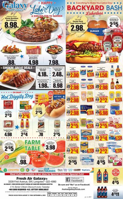 Fresh Air Galaxy (NC) Weekly Ad Flyer Specials August 31 to September 6, 2022 Fresh Air Galaxy (NC) Weekly Ad Flyer Specials August 31 to September 6, 2022
