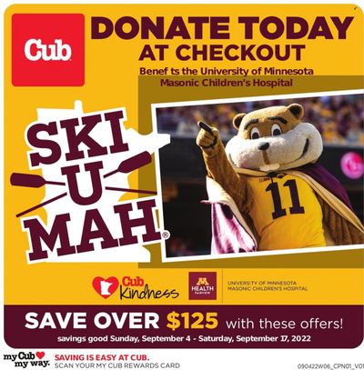 Cub Foods (MN) Weekly Ad Flyer Specials September 4 to September 17, 2022