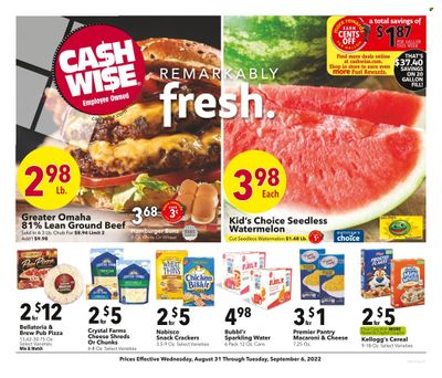 Cash Wise (MN) Weekly Ad Flyer Specials August 31 to September 6, 2022