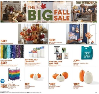 Michaels Weekly Ad Flyer Specials September 4 to September 10, 2022