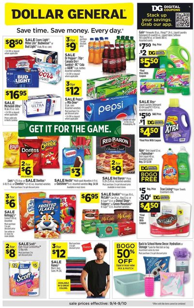 Dollar General Weekly Ad Flyer Specials September 4 to September 10, 2022