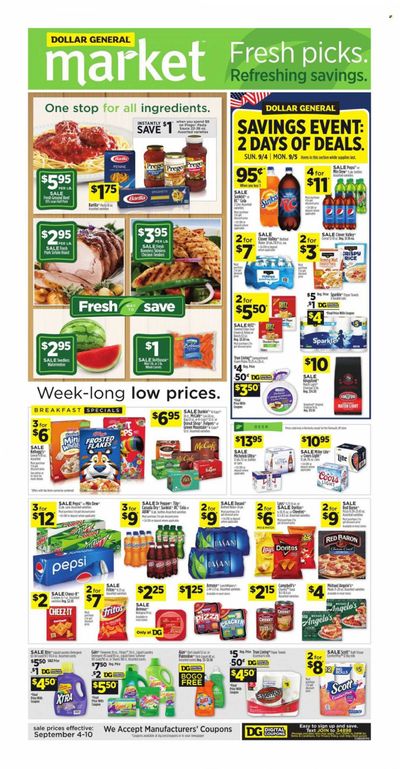 Dollar General (KY) Weekly Ad Flyer Specials September 4 to September 10, 2022