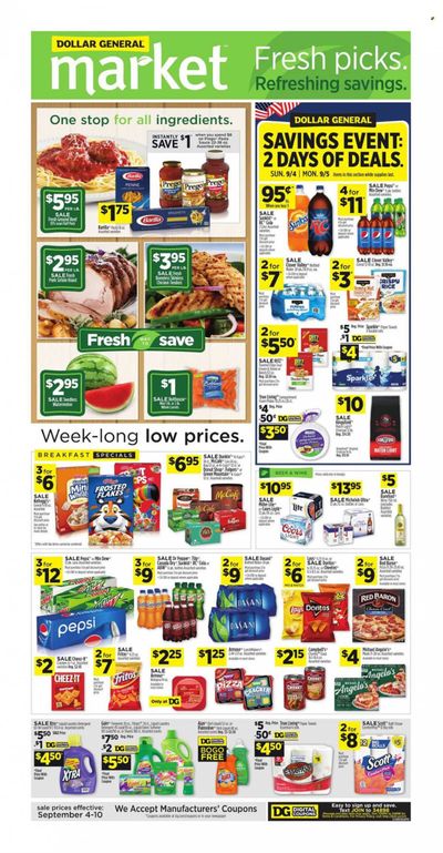 Dollar General (GA) Weekly Ad Flyer Specials September 4 to September 10, 2022