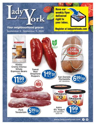 Lady York Foods Flyer September 5 to 11