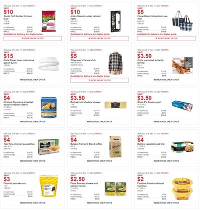 Costco Canada More Savings Weekly Coupons/Flyers for: Quebec, until September 11