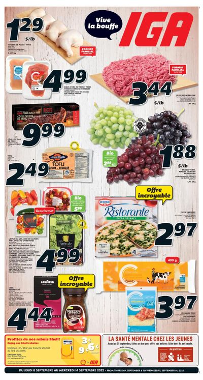IGA (QC) Flyer September 8 to 14