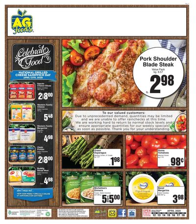 AG Foods Flyer April 12 to 18