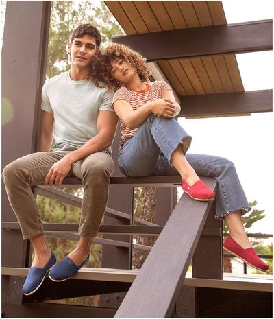 TOMS Canada Online Offers: Save 25% Off Sitewide with Coupon Code!