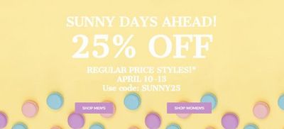 Rockport Canada Easter Weekend Sale: Save 25% OFF Regular-Priced Styles + Up to 70% OFF Sale