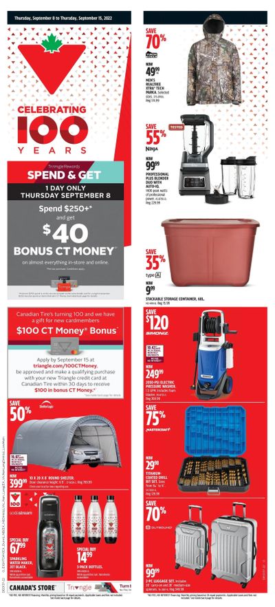 Canadian Tire (Atlantic) Flyer September 9 to 15