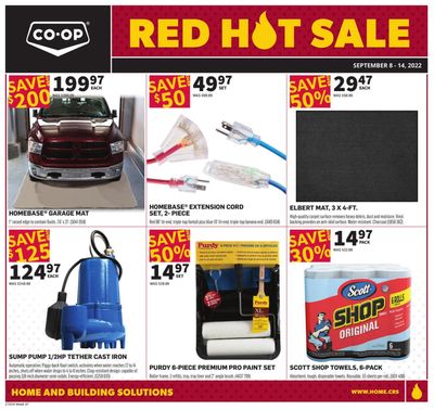 Co-op (West) Home Centre Flyer September 8 to 14